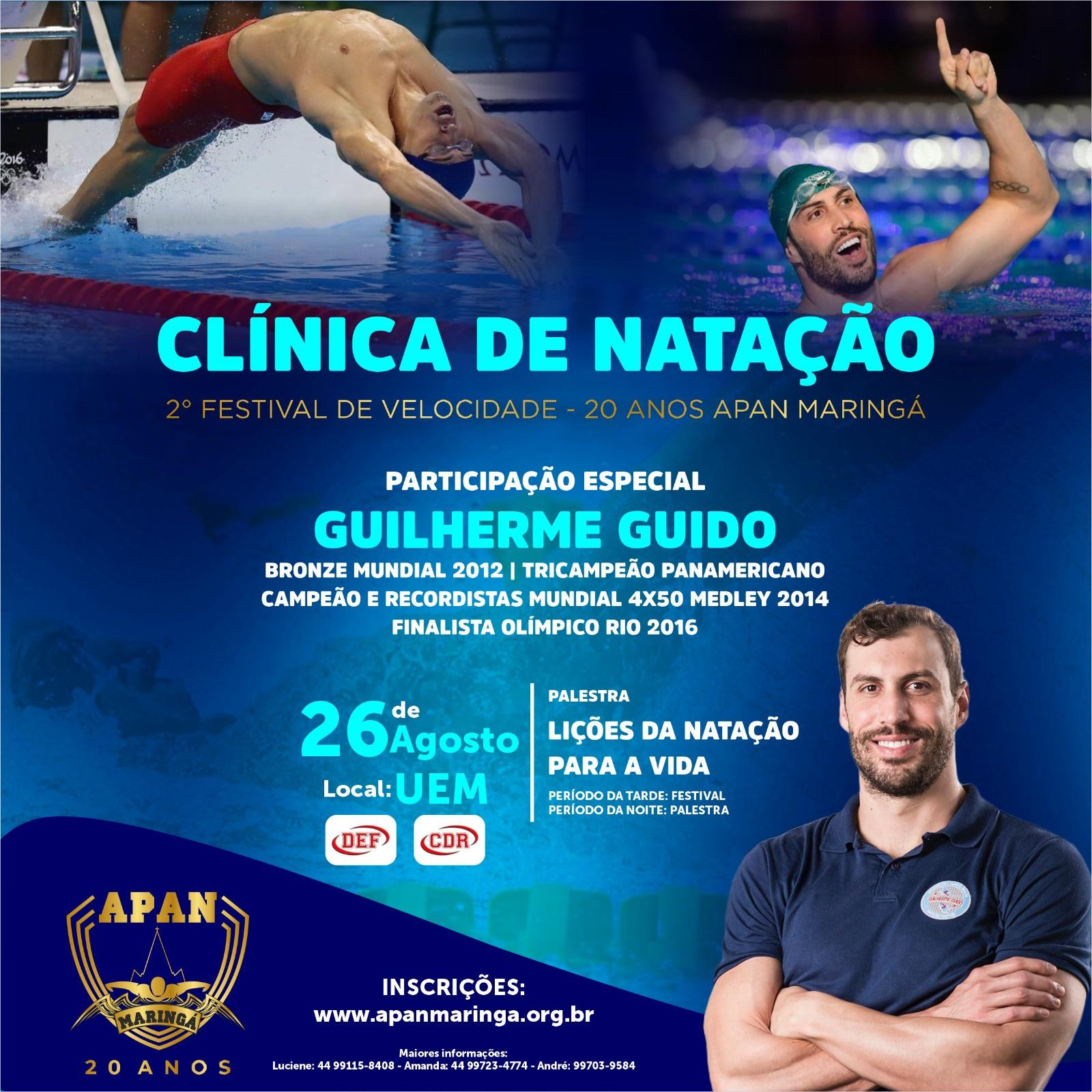 Clínica de Natação - 2º Festival de Velocidade Apan Maringá