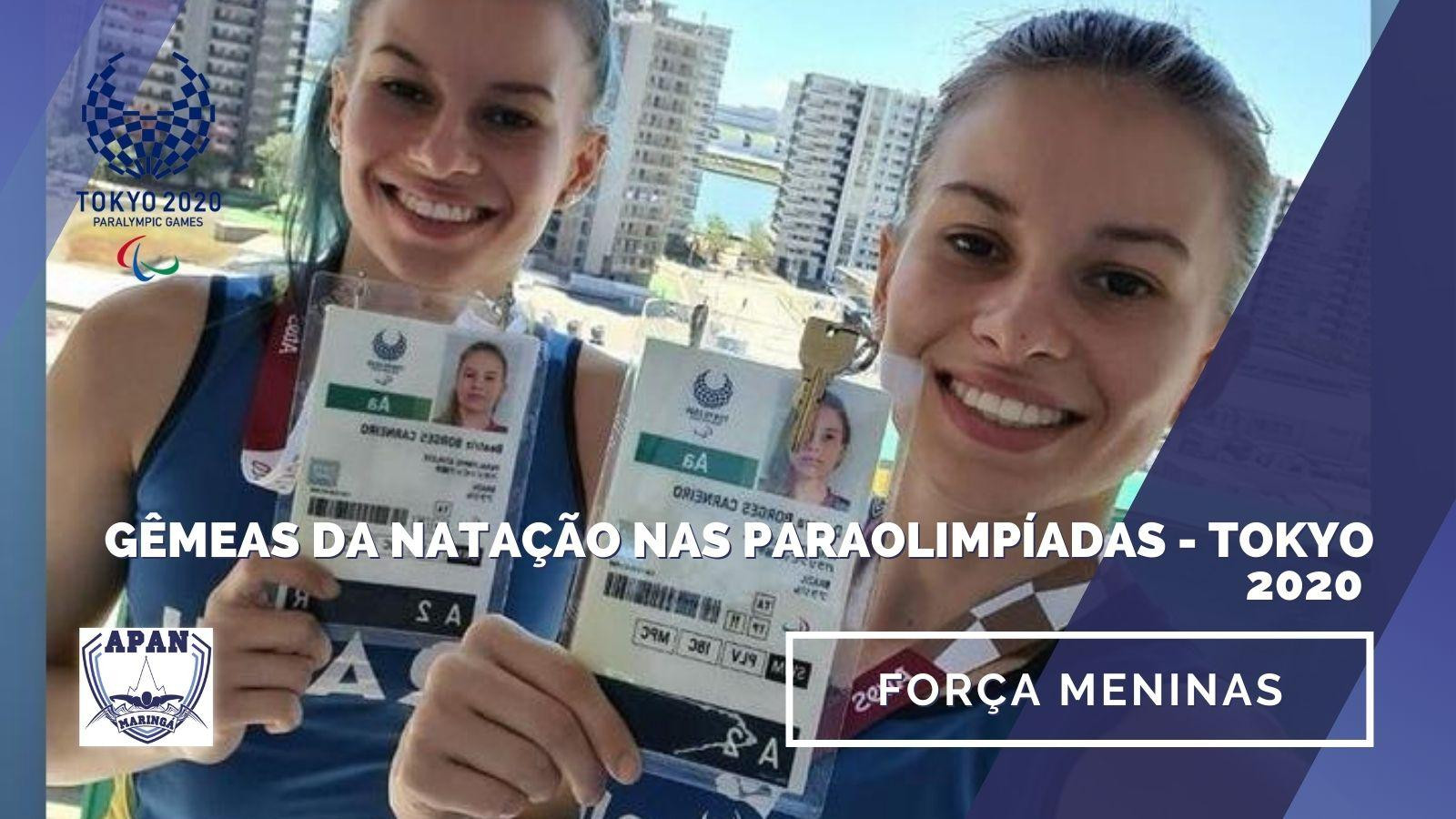 Gêmeas da Natação nas paraolimpíadas em Tokyo 2020