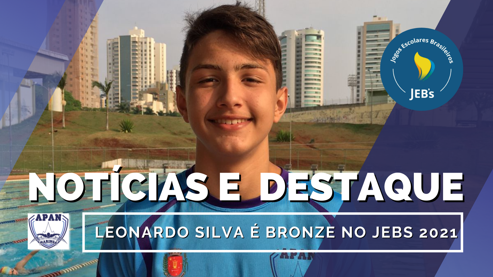 Leonardo Silva é Bronze no JEBS 2021