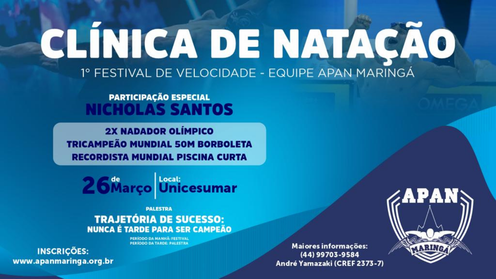 Clínica de Natação - 1º Festival de Velocidade 2022