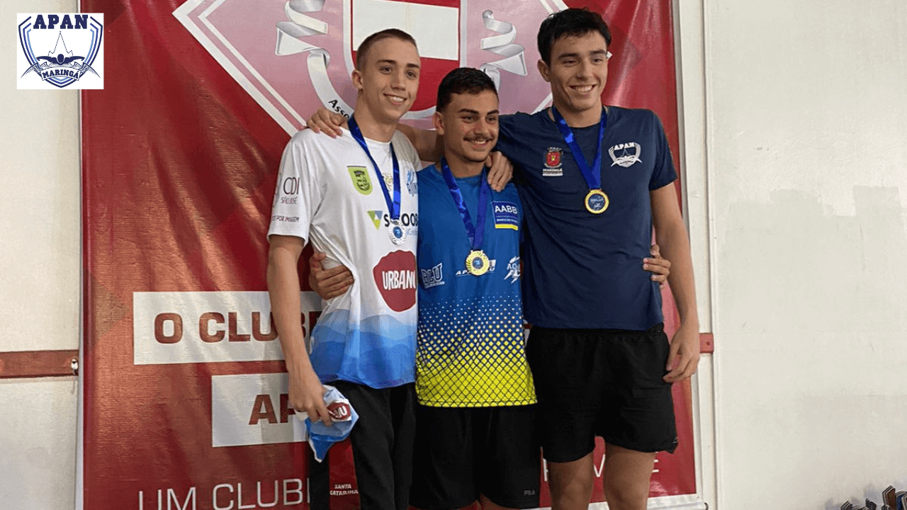 Atletas da APAN Maringá se destacam no Campeonato Sul Brasileiro de Natação em Florianópolis 2023