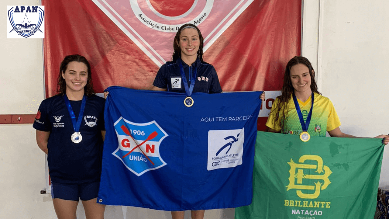 Atletas da APAN Maringá se destacam no Campeonato Sul Brasileiro de Natação em Florianópolis 2023