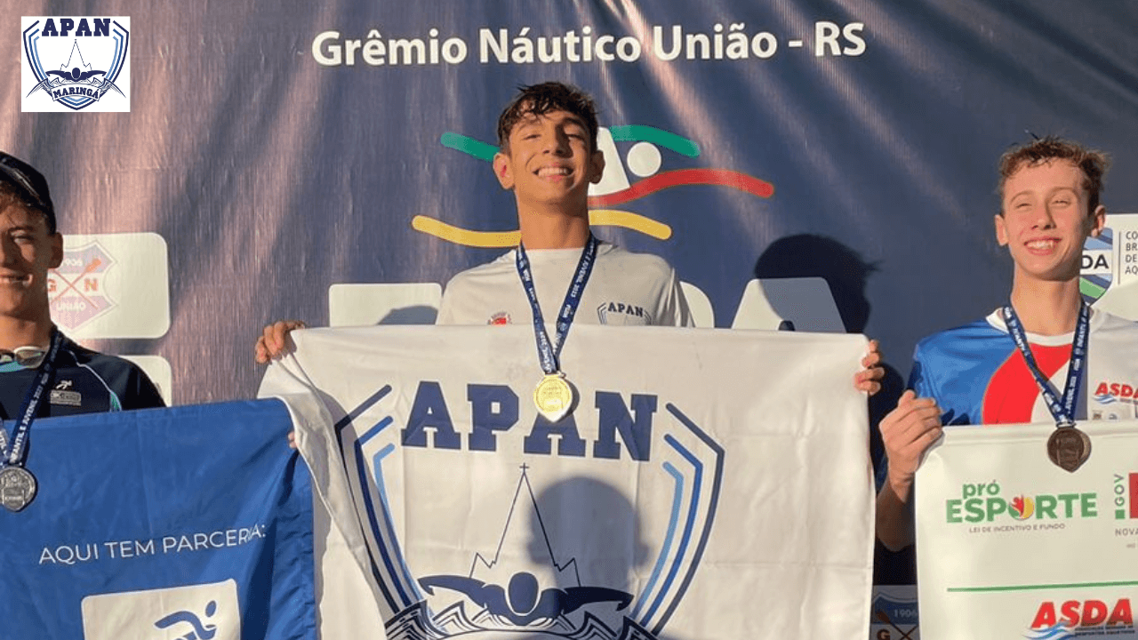 Resultado - Atletas da APAN Maringá se destacam no Campeonato Sul Brasileiro de Natação em Florianópolis 2023