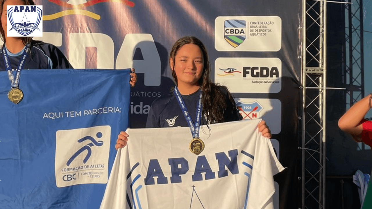 Resultado - Atletas da APAN Maringá se destacam no Campeonato Sul Brasileiro de Natação em Florianópolis 2023