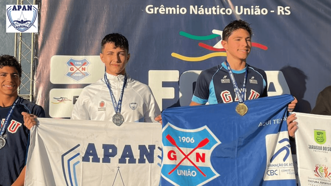 Resultado - Atletas da APAN Maringá se destacam no Campeonato Sul Brasileiro de Natação em Florianópolis 2023