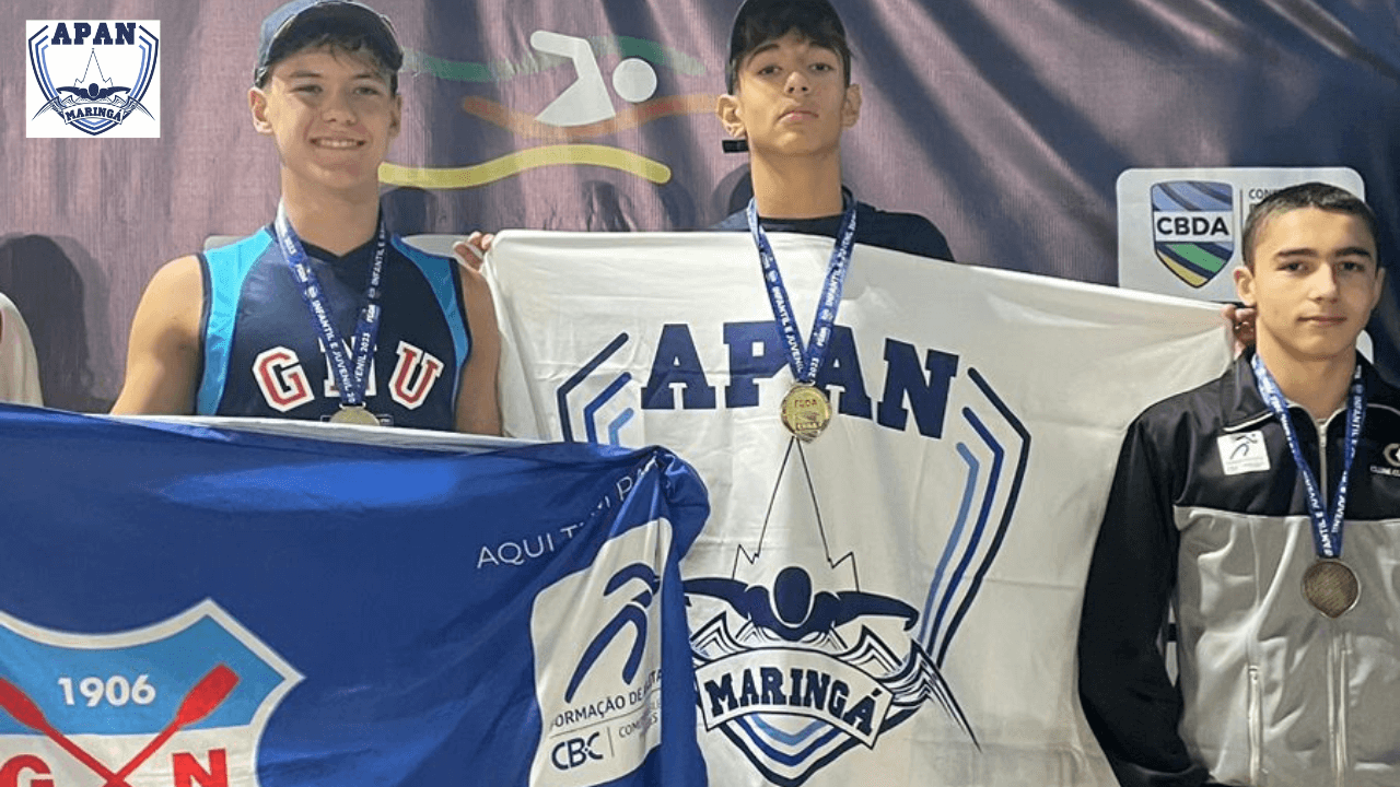 Resultado - Atletas da APAN Maringá se destacam no Campeonato Sul Brasileiro de Natação em Florianópolis 2023