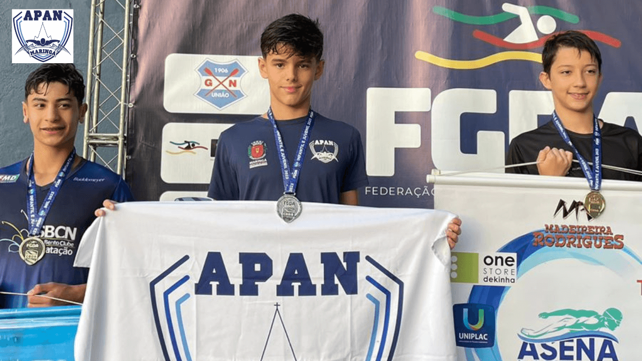 Resultado - Atletas da APAN Maringá se destacam no Campeonato Sul Brasileiro de Natação em Florianópolis 2023