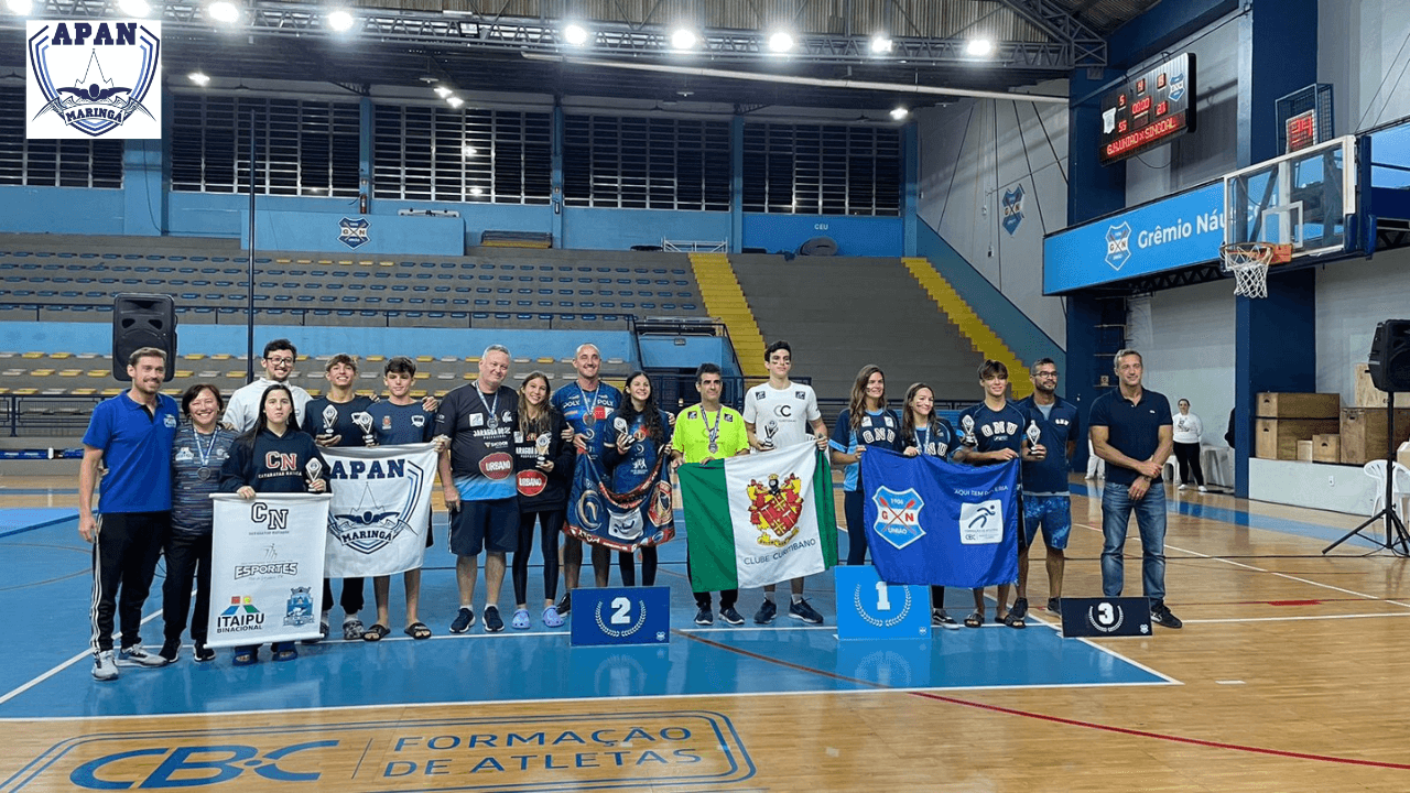 Resultado - Atletas da APAN Maringá se destacam no Campeonato Sul Brasileiro de Natação em Florianópolis 2023