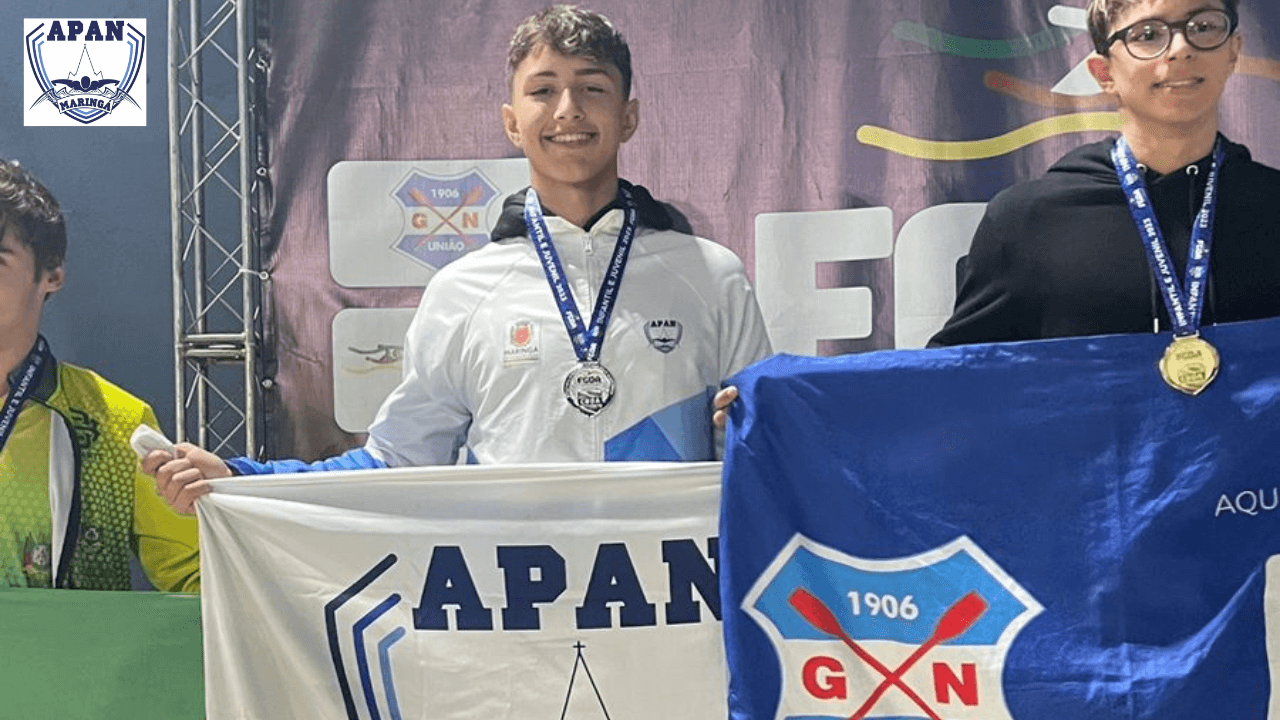 Resultado - Atletas da APAN Maringá se destacam no Campeonato Sul Brasileiro de Natação em Florianópolis 2023