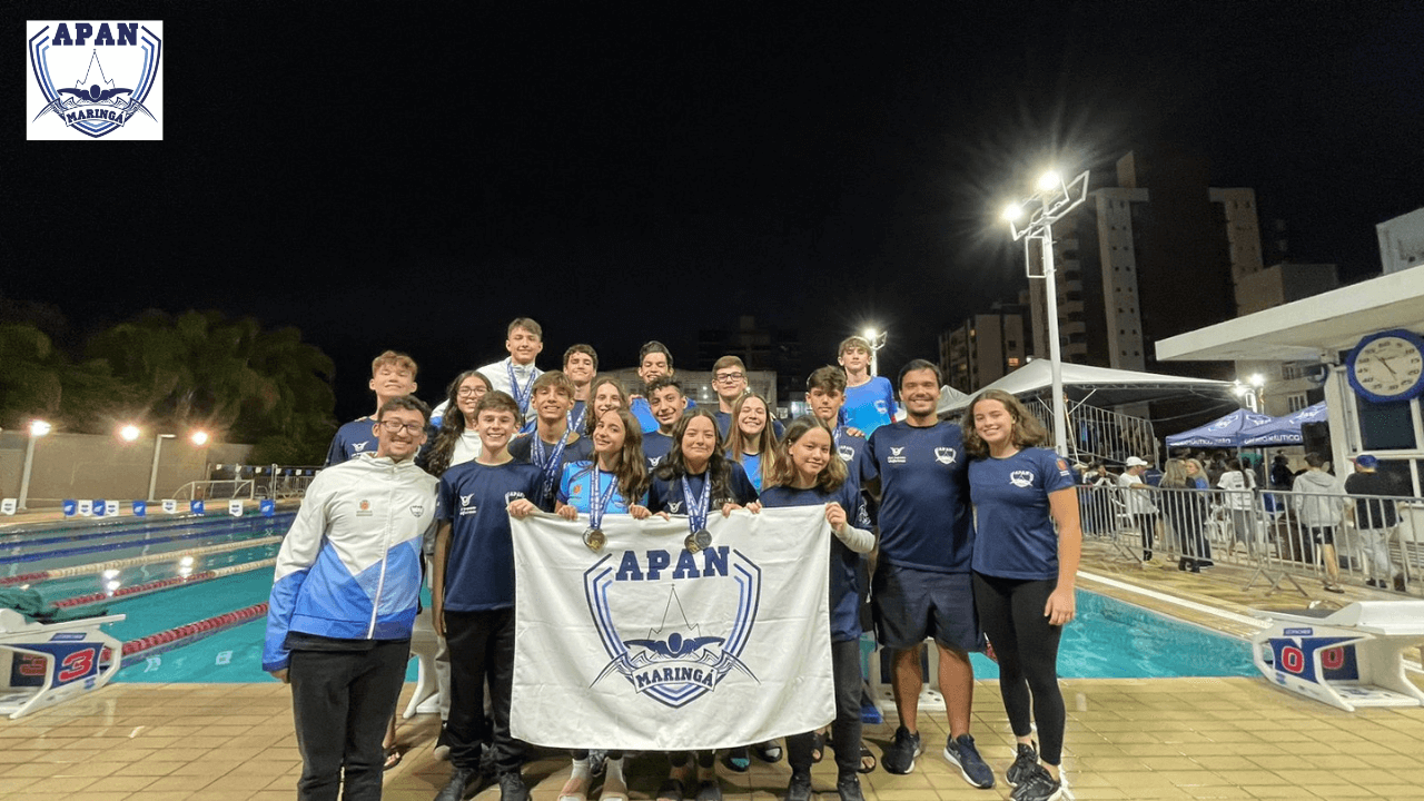 Resultado - Atletas da APAN Maringá se destacam no Campeonato Sul Brasileiro de Natação em Florianópolis 2023