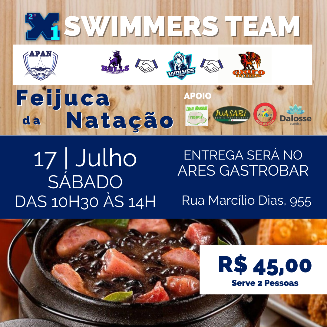 Feijuca da Natação - X1 2021
