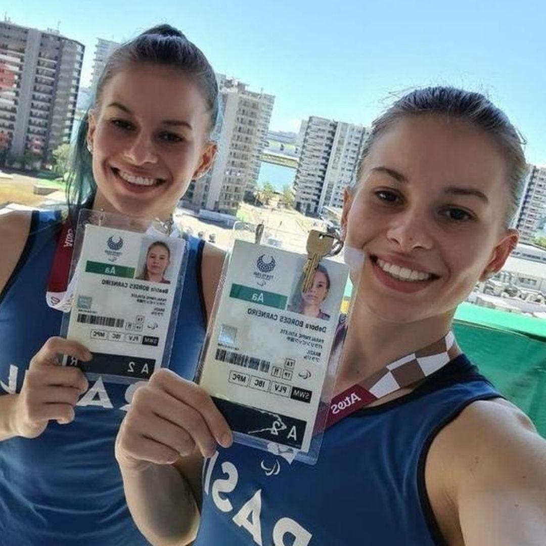 Gêmeas da Natação nas paraolimpíadas em Tokyo 2020