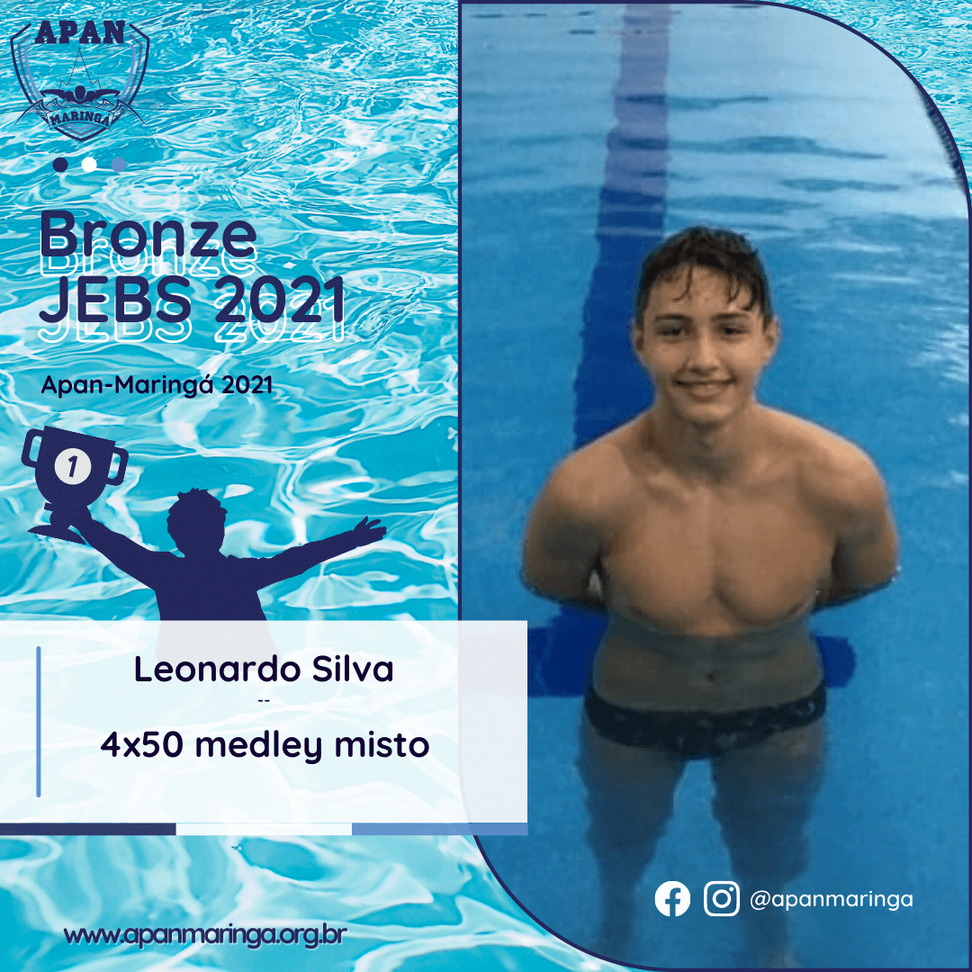 Leonardo Silva é Bronze no JEBS 2021