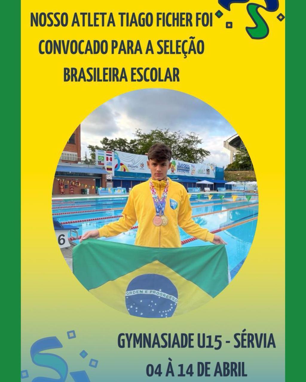 Tiago Ficher: Da APAN Maringá para a Seleção Brasileira Escolar!