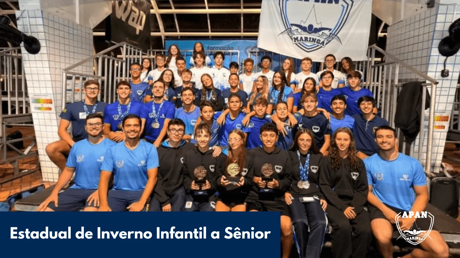 APAN Maringá brilha no Campeonato Estadual de Inverno com 47 medalhas